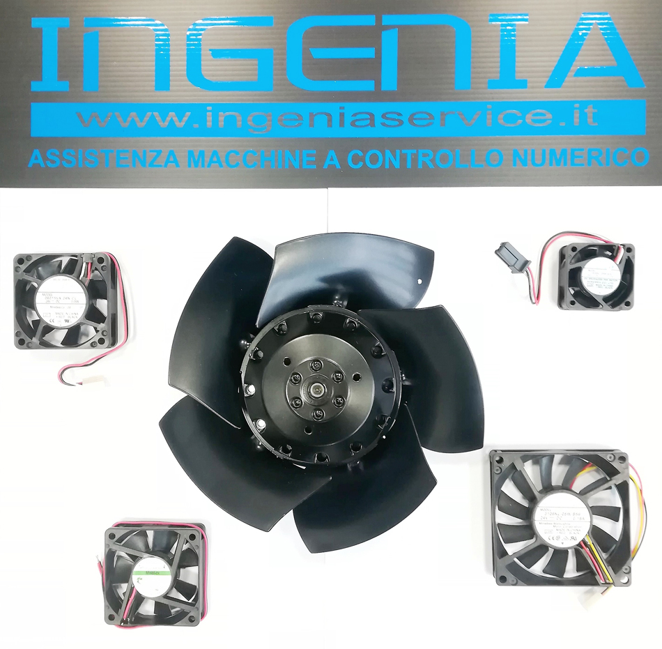 Fornitura ventole motore mandrino e ventole azionamenti © Ingenia