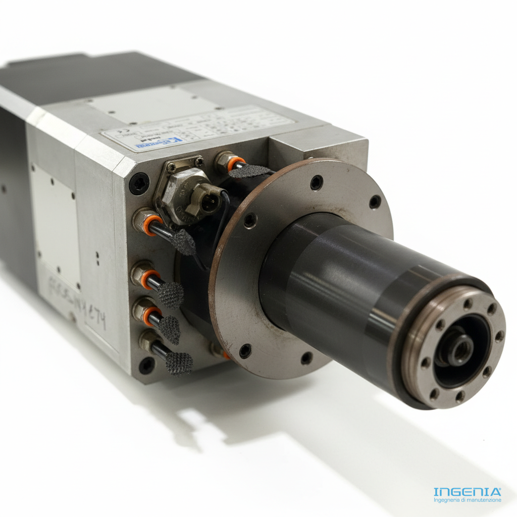 OMLAT 02-056-09-9670 Electrospindle 12kW 18000rpm HSK-F63 - immagine 2