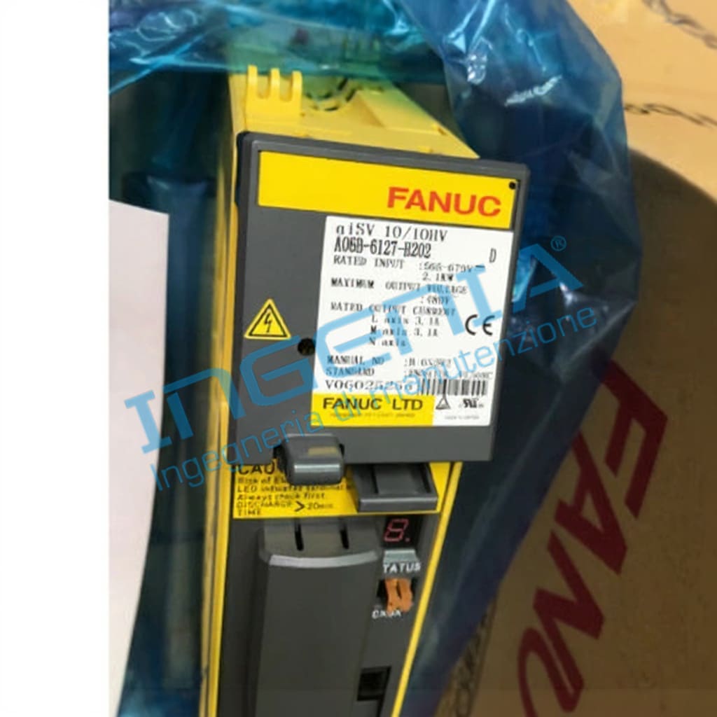 FANUC A06B-6127-H202 Servo Drive Module ALPHA i AiSV-10/10 HV CNC