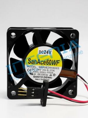 FANUC A90L-0001-0508 Cooling Fan 24V 0.07-0.08A 60x60x25mm 3-Pin for Servo Amplifier