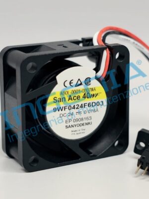 FANUC A90L-0001-0507#A Cooling Fan 24V 40x40x20mm for Servo Amplifier