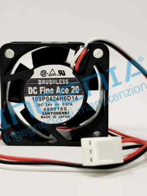 FANUC A90L-0001-0385/A Cooling Fan 40x40x20mm DC24V 3-Pin for CNC/Servo Amplifier