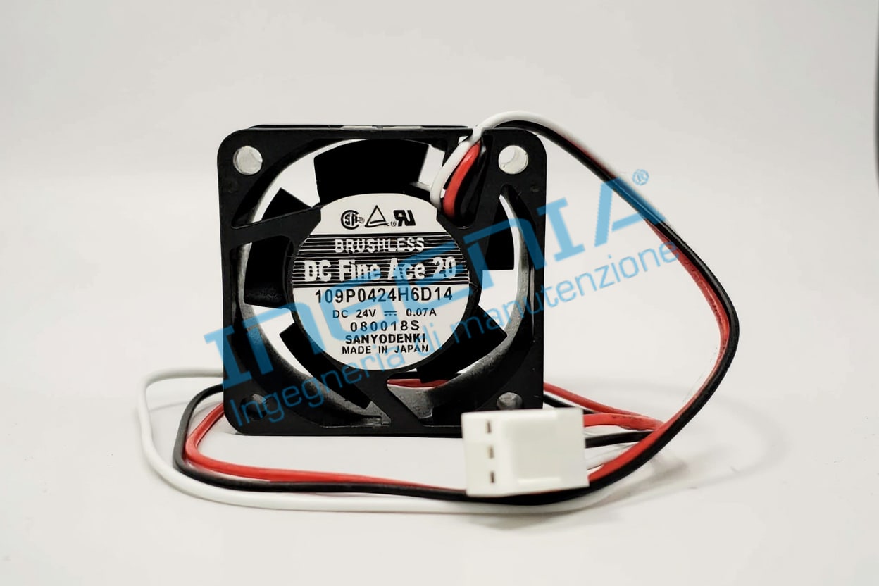 FANUC A90L-0001-0385/A Cooling Fan 40x40x20mm DC24V 3-Pin for CNC/Servo Amplifier