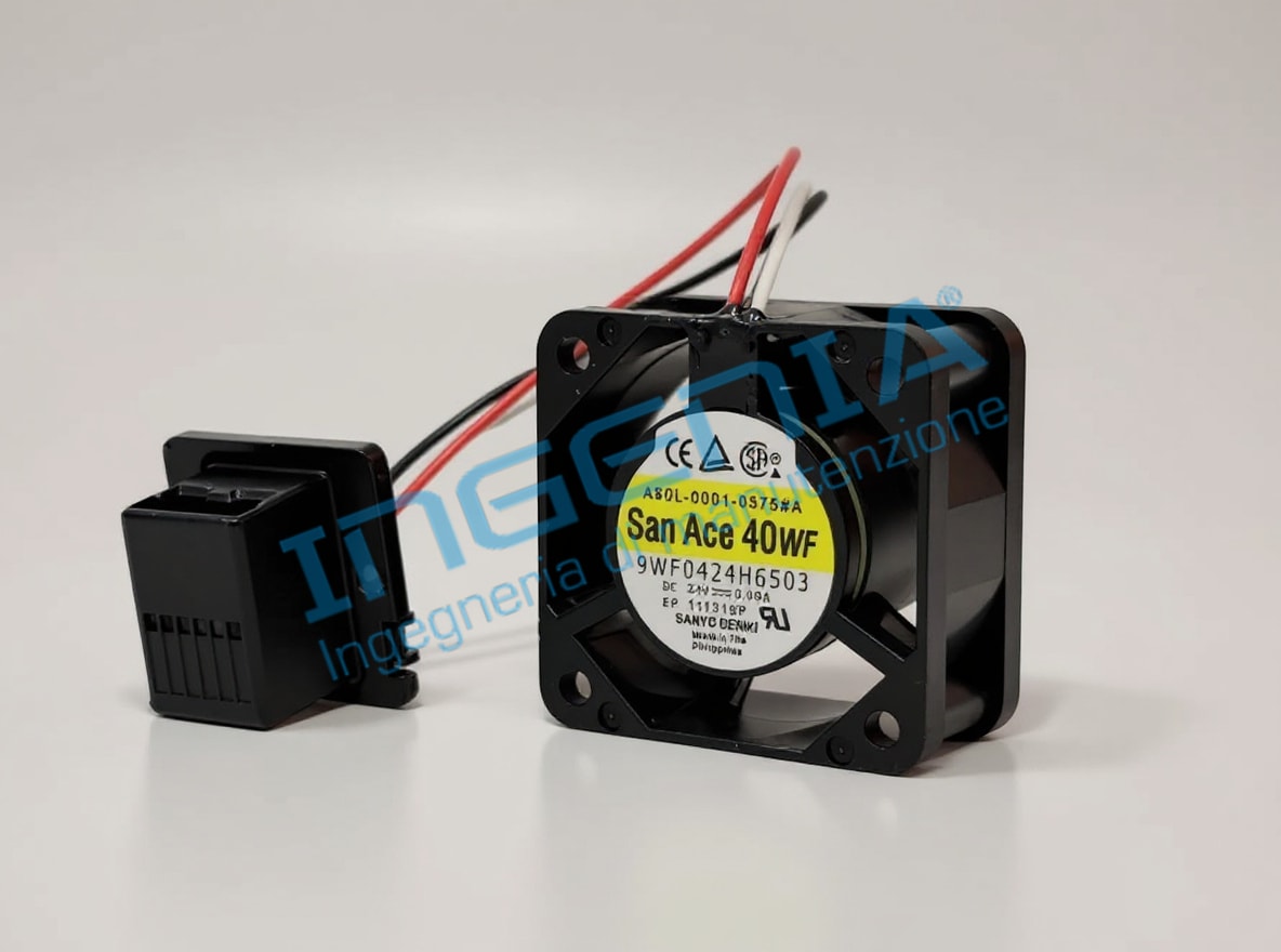 FANUC A90L-0001-0575#A Cooling Fan 24VDC 0.09A 40x40x20mm Plug Connector for CNC