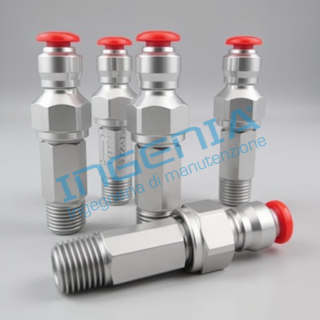 Dropsa AL33VIP4050 dosing valve push-in fitting 4mm 1/8" port mobile mount