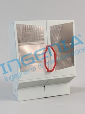 HERMLE C400 laminated safety glass door panel
