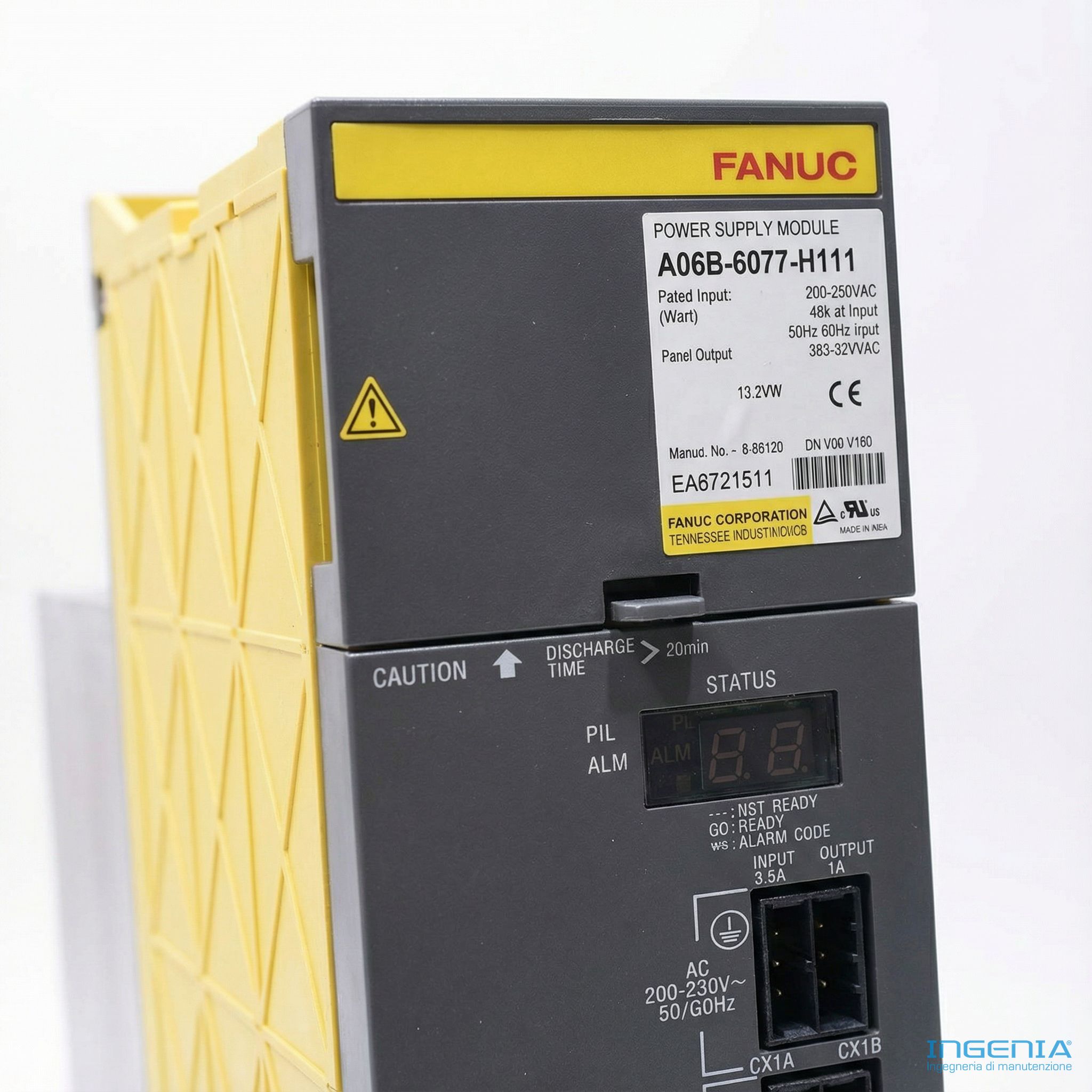 FANUC A06B-6077-H111 Power Supply Module PSM-11 13.2kW