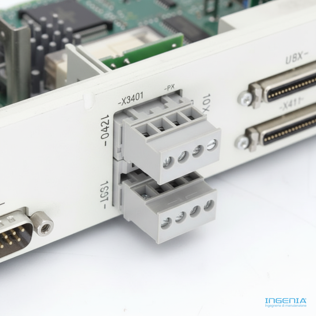 Siemens 6SN1118-0DM21-0AA0 Simodrive 611 Digital 2-Axis Control Module - immagine 3