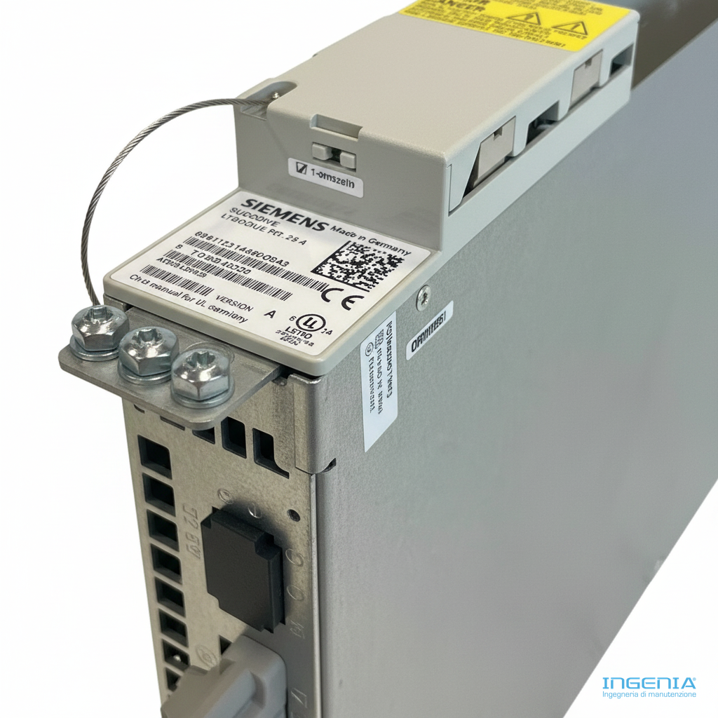Siemens 6SN1123-1AA00-0BA2 Simodrive 611 Power Module 25A - immagine 3