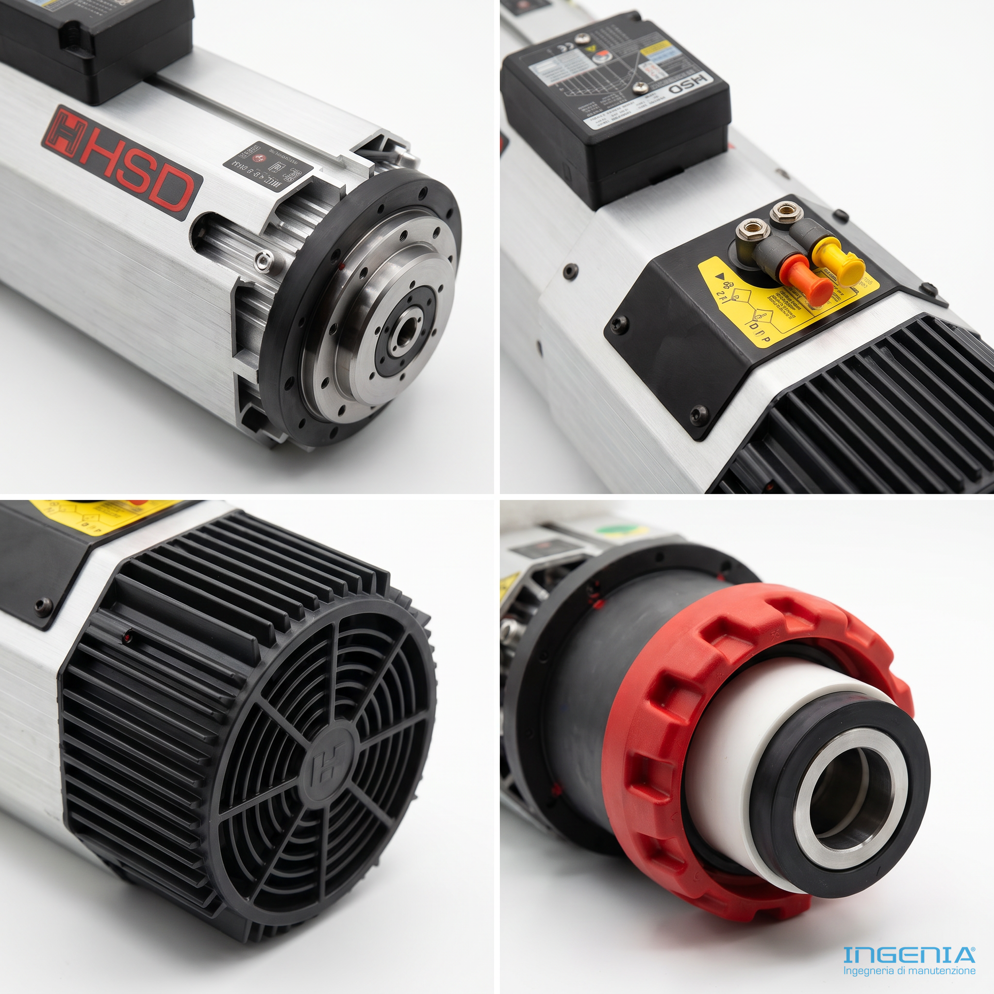 HSD ES 789 HSK63 High-Speed Liquid-Cooled Electrospindle 15-25kW 24000rpm - immagine 3