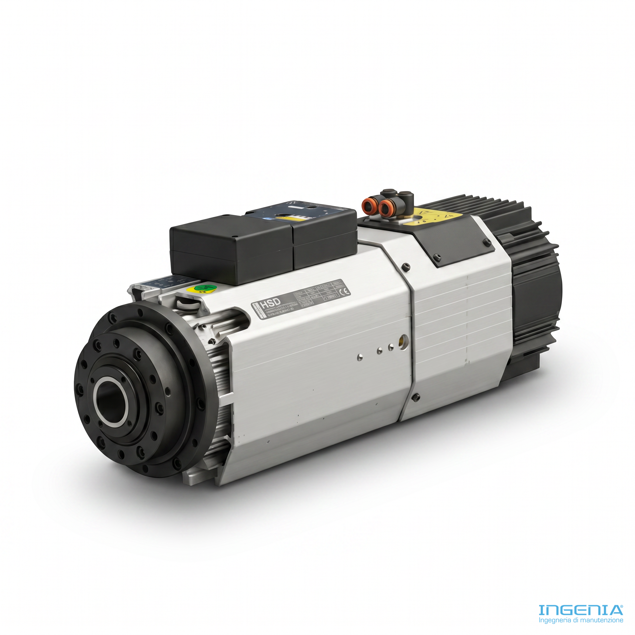 HSD ES 789L 4P Electrospindle 18kW 18000rpm Liquid Cooled HSK F63