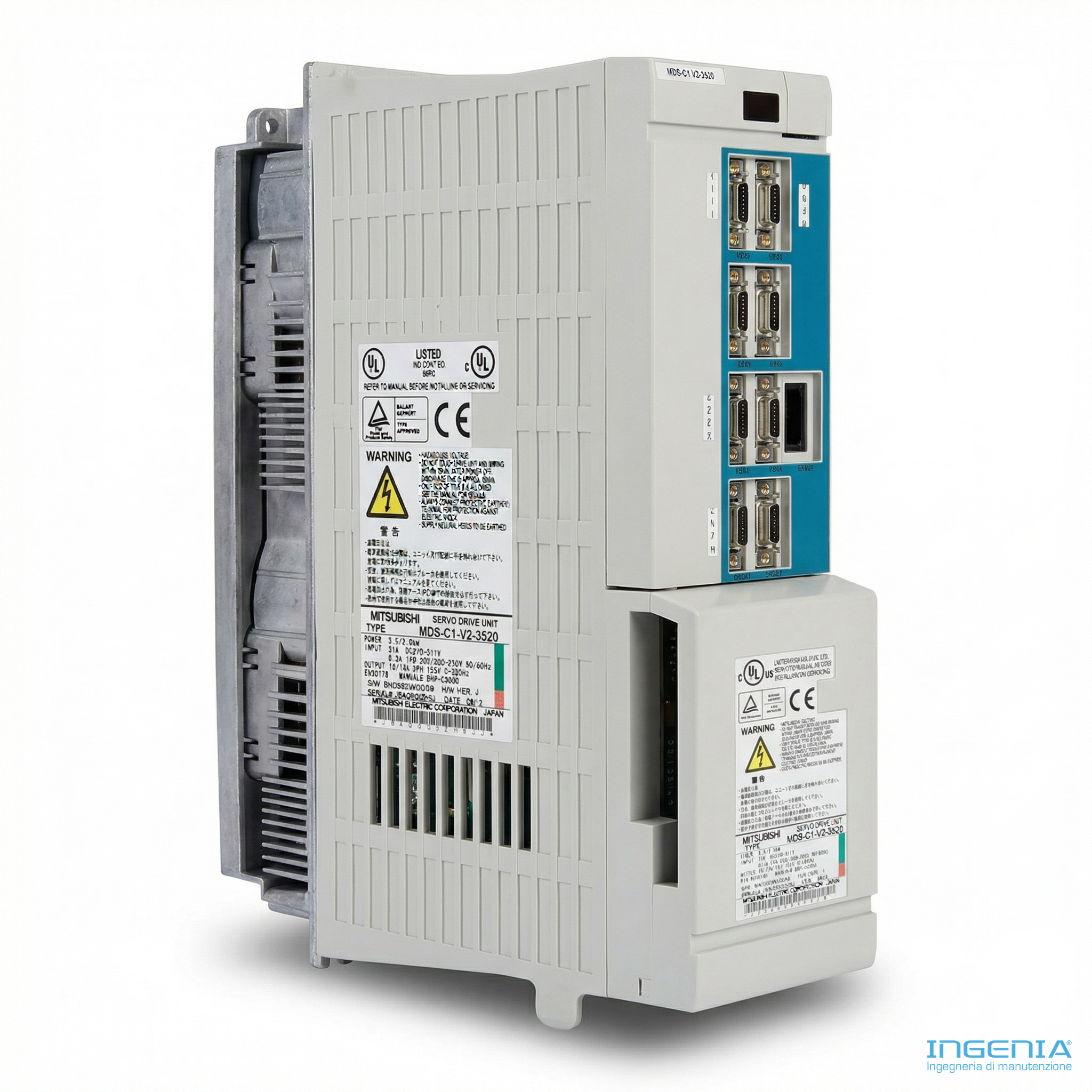 Mitsubishi MDS-C1-V2-3520 Servo Drive Unit 2-Axis 3.5kW/2.0kW - immagine 3