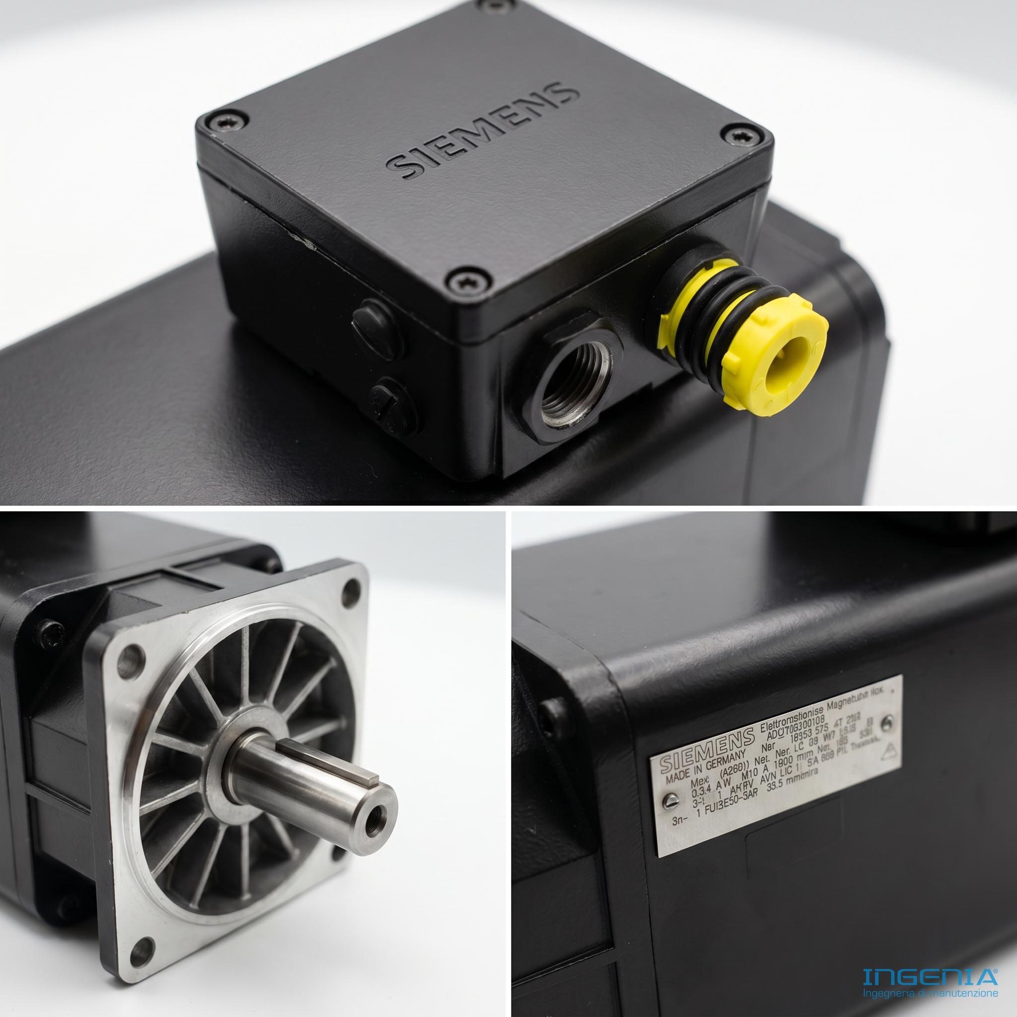 Siemens 1FT5074 Servo Motor 18Nm 3000rpm Permanent Magnet - immagine 2