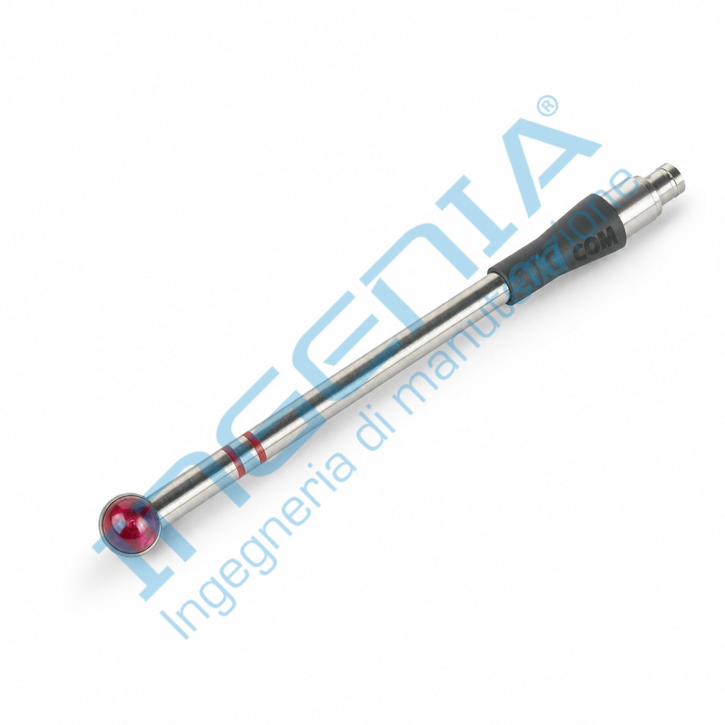 HEIDENHAIN T409 352776-19 Touch Probe Stylus Carbide Shaft Ruby Ball 60mm