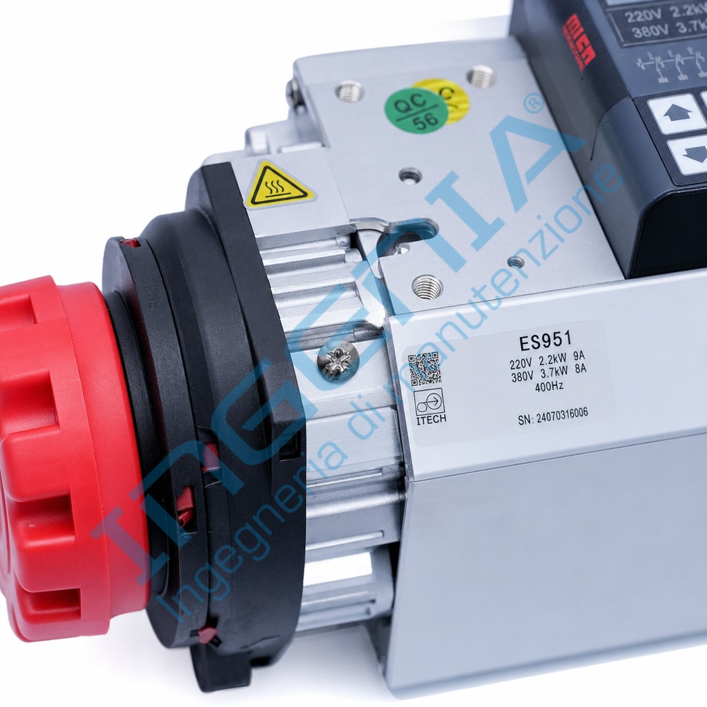 HSD ES925L Electrospindle 7.5kW 4P HSK F63NL Air Cooled