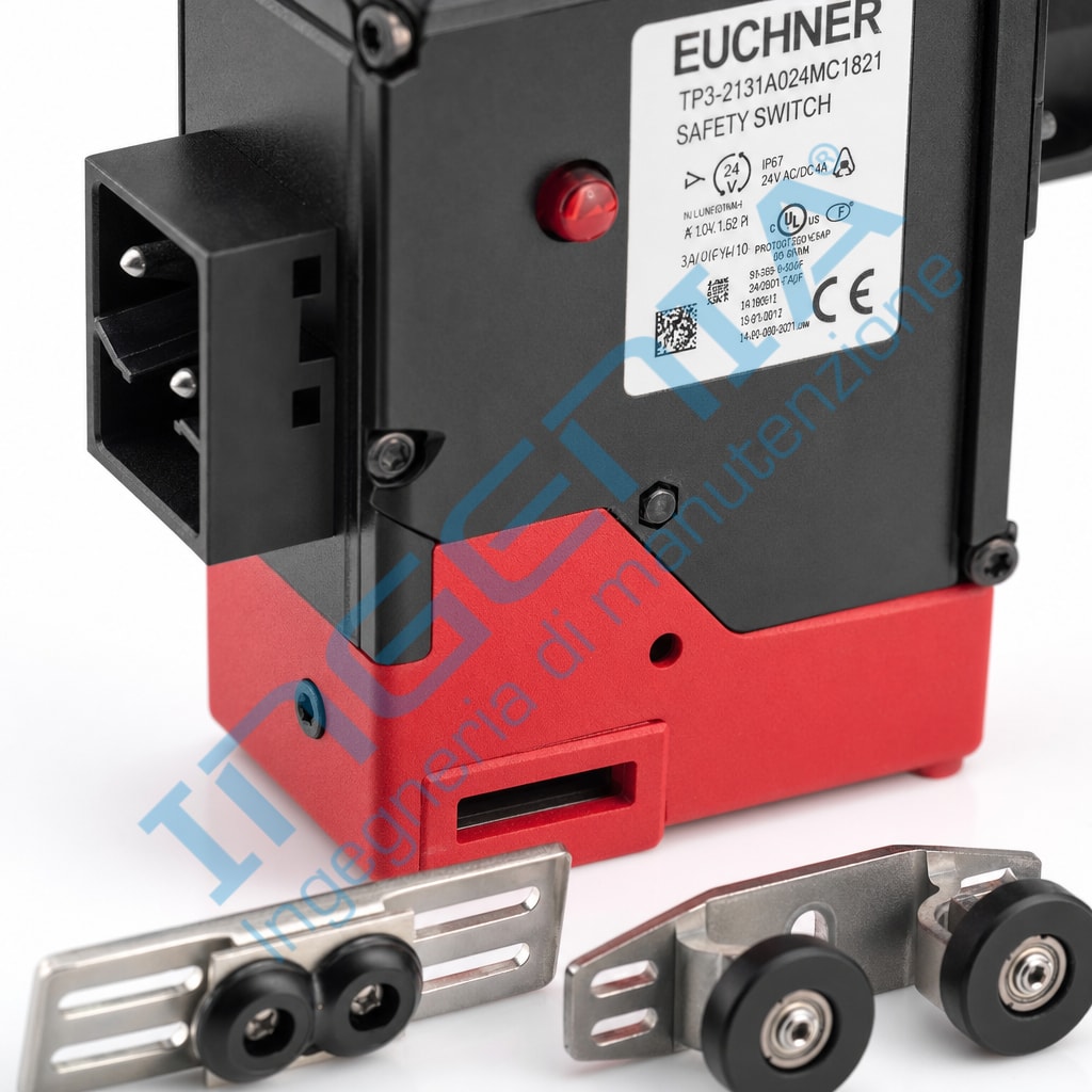 IDEC HS1E-740 Solenoid Safety Door Lock Interlock Switch 1500N