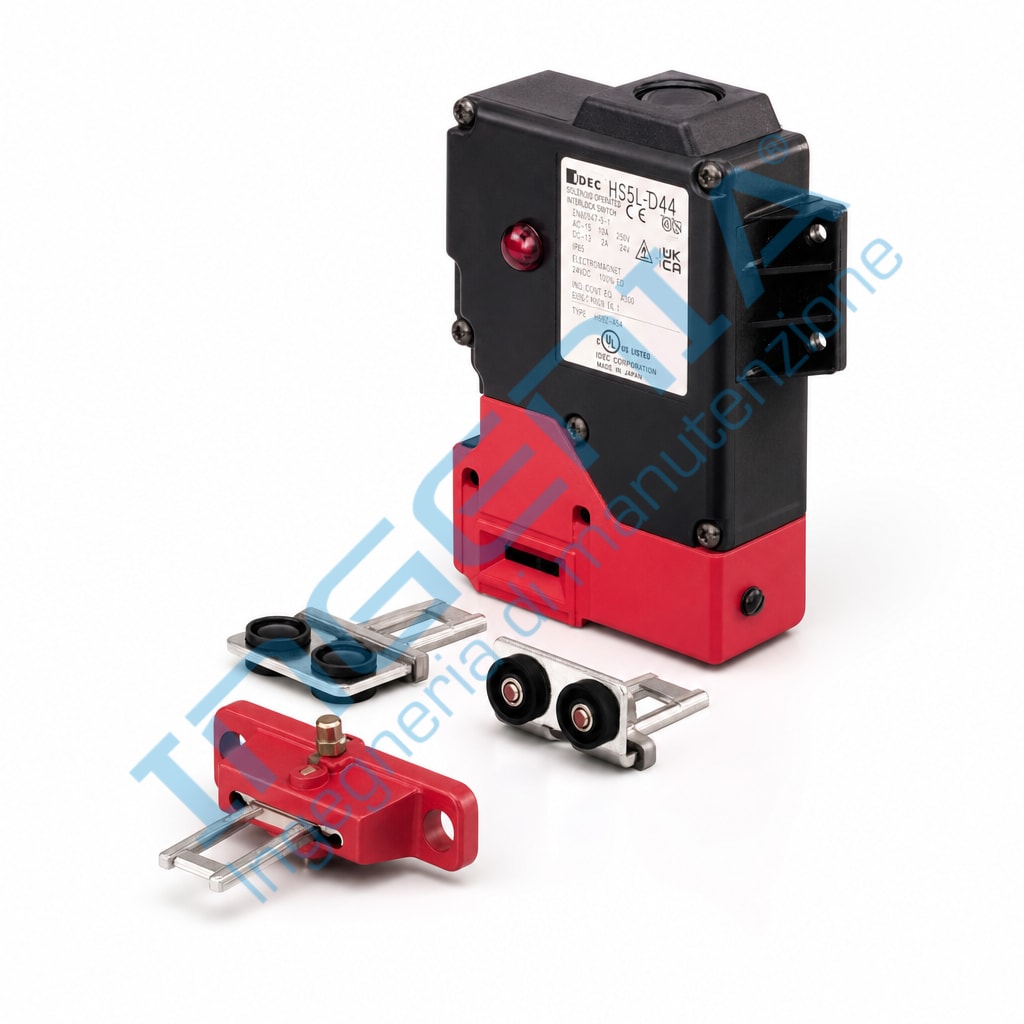 IDEC HS1E-740 Solenoid Safety Door Lock Interlock Switch 1500N