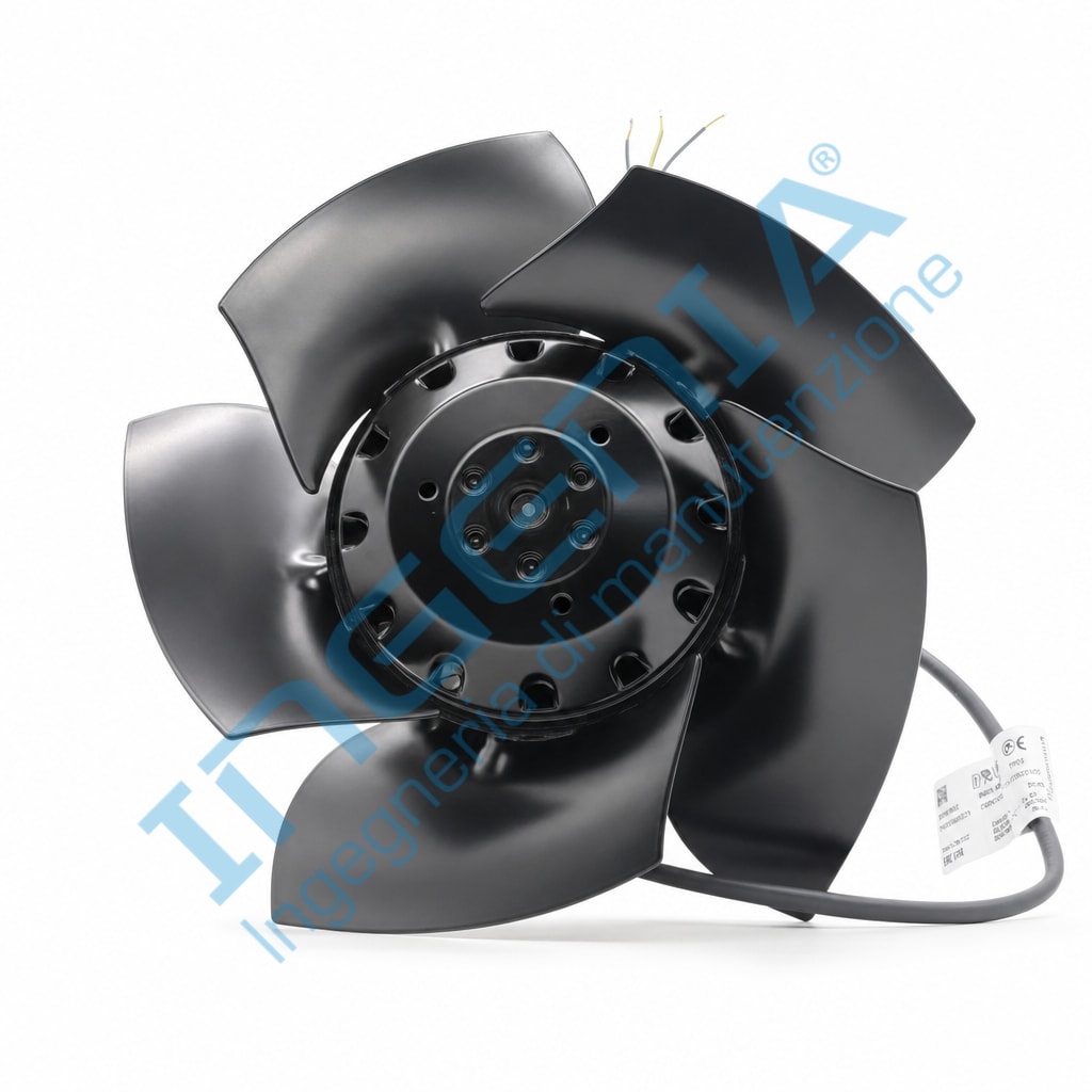 EBM A2D210-AB10-05 AC Axial Fan 210 mm 400/480 VAC