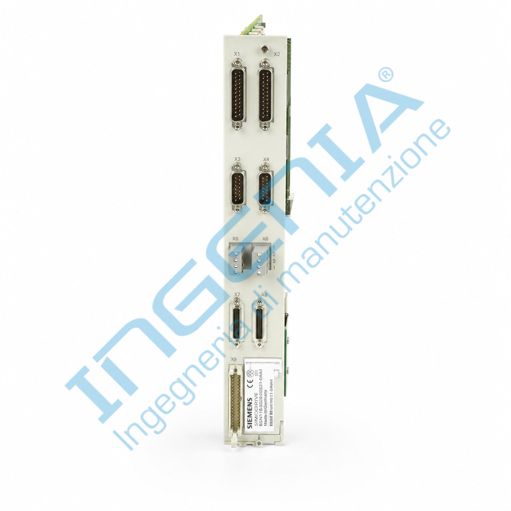 SIEMENS 6SN1118-0DH21-0AA1 SIMODRIVE 611-D Control Unit 2-Axis