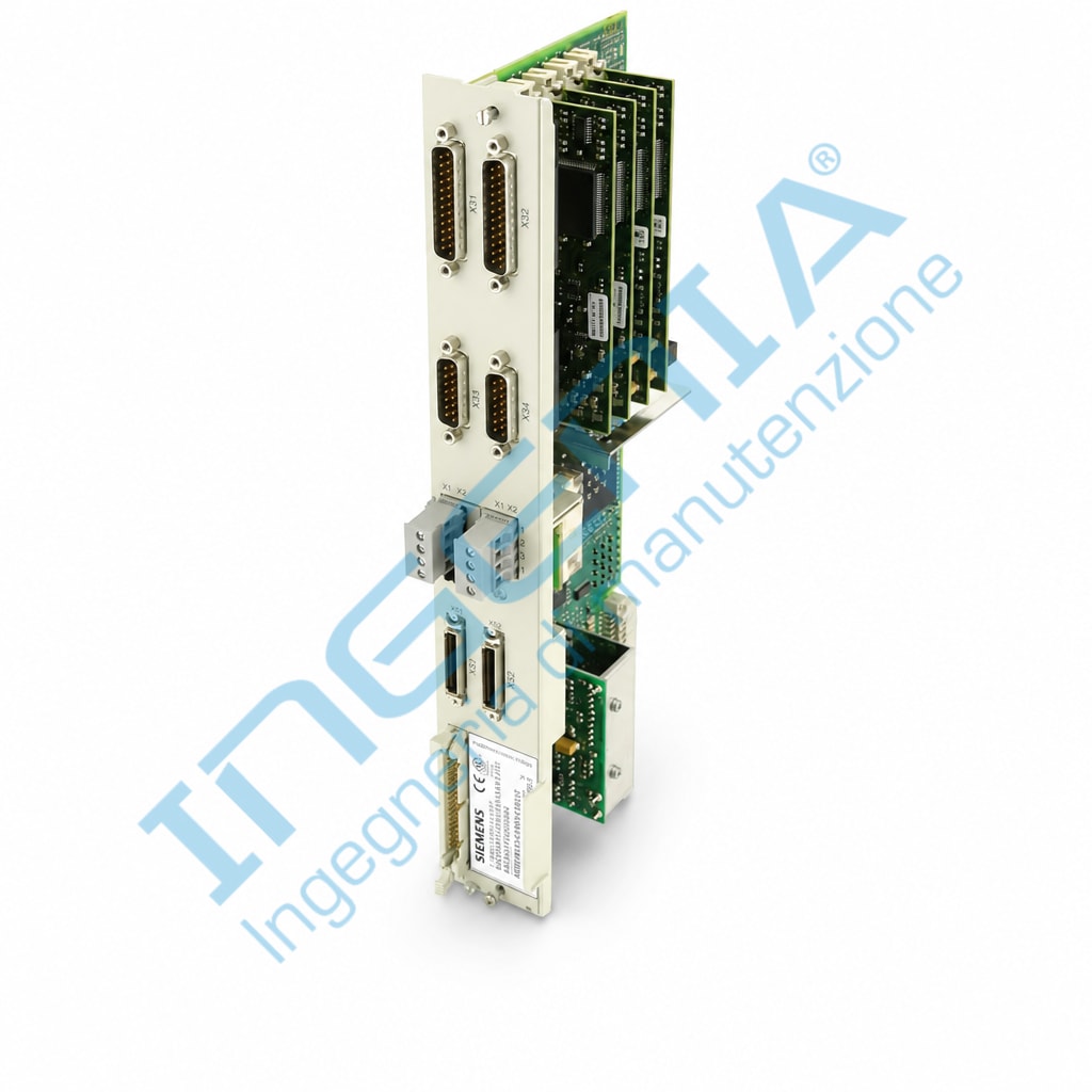 SIEMENS 6SN1118-0DH21-0AA1 SIMODRIVE 611-D Control Unit 2-Axis