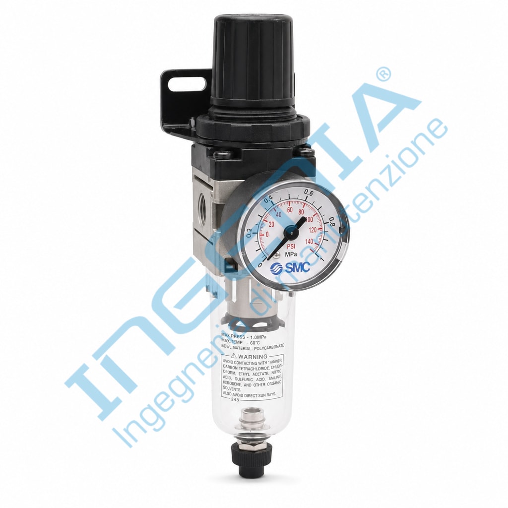 SMC EAF2000-F02D Lubricator Bowl