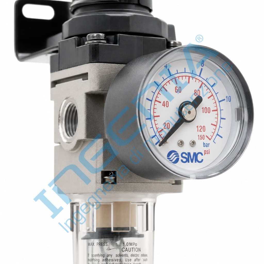 SMC EAF2000-F02D Lubricator Bowl