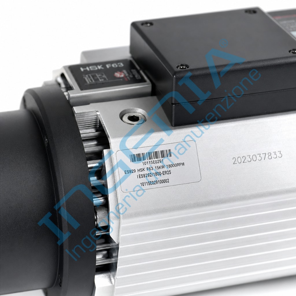 HSD ES 929L 4P Electric Spindle 14 kW 24000 rpm HSK F63