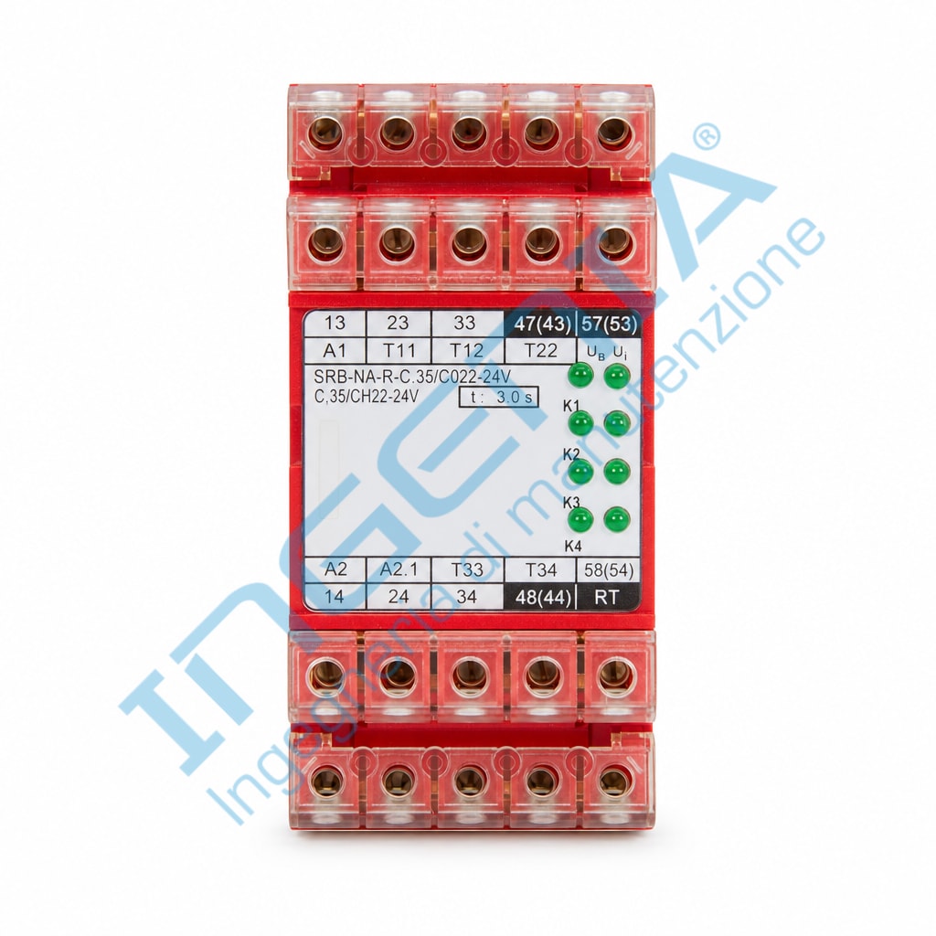 Schmersal SRB-NA-R-C.35/CH2C-24 Safety Relay 24V AC/DC